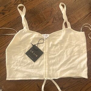 WHITE LELIS TOP!!!! Discounted price😄